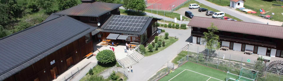 Camport Regen von oben