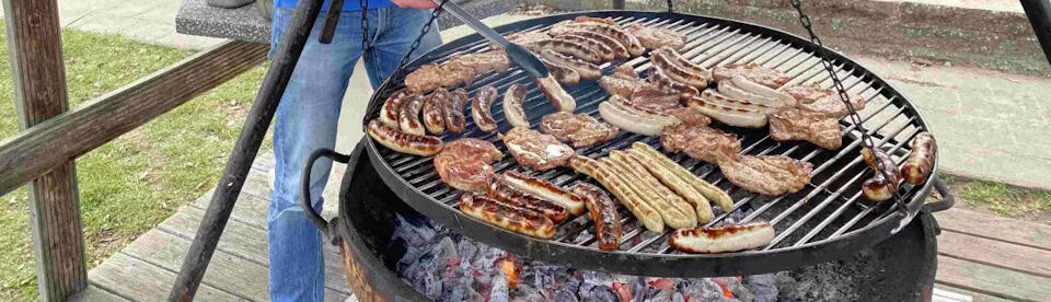 Grillen im Tanz Camp auf Schloss Boitzenburg