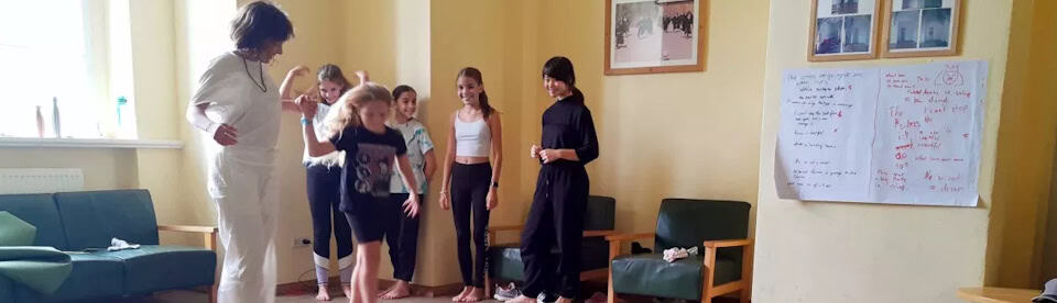 Tanzstunde im Camp in Wegscheide