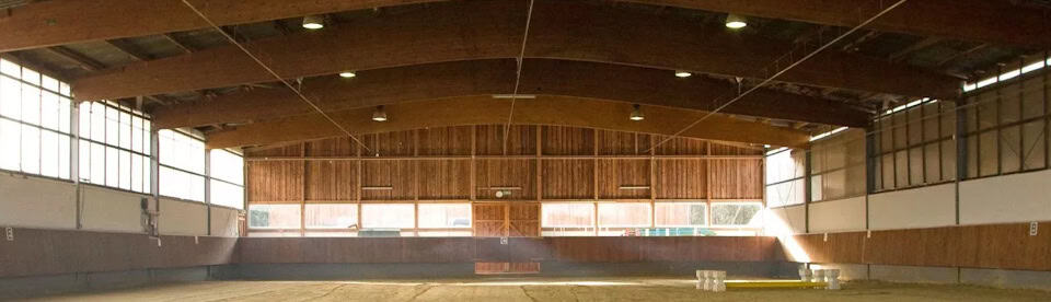 Reithalle im Camp Wiehl