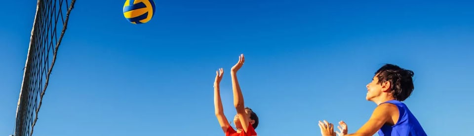 Beachvolleyball an der Ostsee