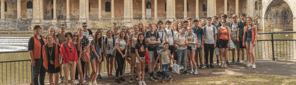 Gruppenfoto beim Ausflug