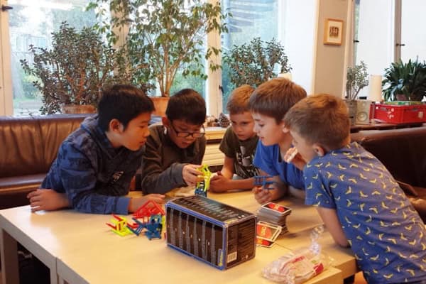 Kinder im Englischcamp in Sachsen