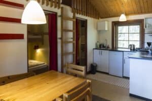 Schwedenhütte von Innen