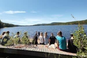 Steeg vor der Unterkunft