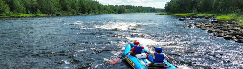Outdoorcamp - Beim Paddeln auf dem See