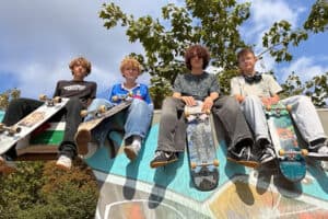 4 Jungs auf dem Skate Roadtrip Portugal