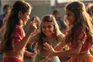 Tanzen im Buntes Bollywood Tanzcamp