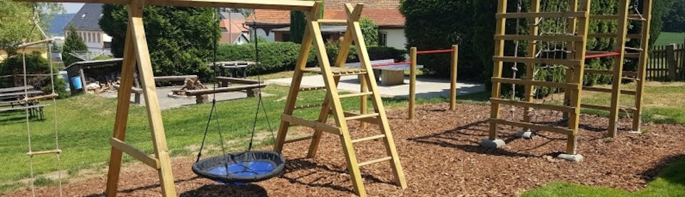 Klettergerüst im Außenbereich