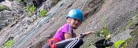 Klettern am Felsen