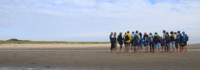 Gruppe im Watt