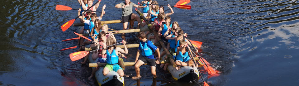 Rafting im Tenniscamp