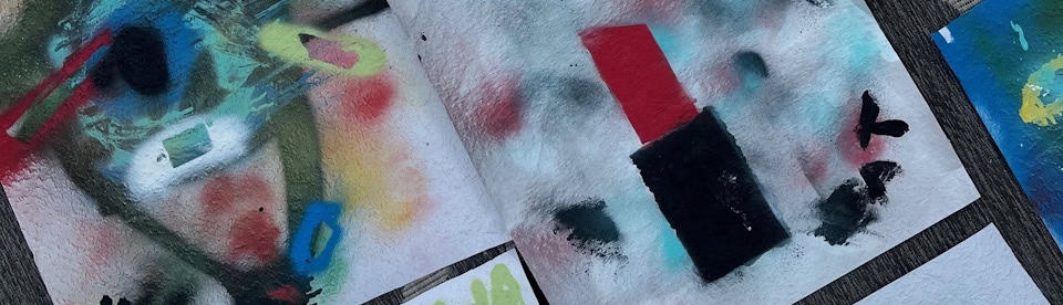 Kunstwerke des Grafitti Workshops