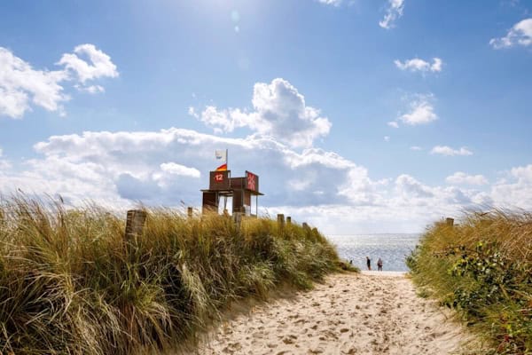 Blick über die Dünen im SuperBeach Camp Grömitz