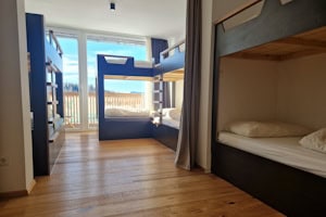Mehrbettzimmer im Jugendgästehaus Tauplitzalm
